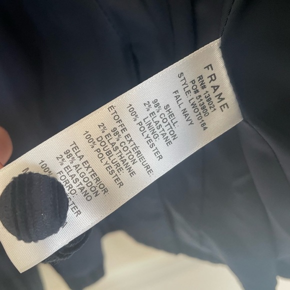 FRAME fine varigated corduroy blazer jacket 0 - Picture 7 of 8